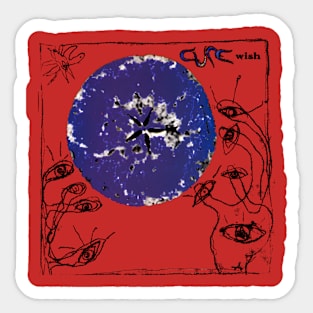 The Cure Wish album Sticker